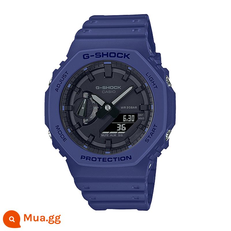 Đồng hồ CASIO Farm Oak G-SHOCK Nam sợi carbon hình bát giác GA-2100-1A1/2110ET-8A - GA-2100-2A