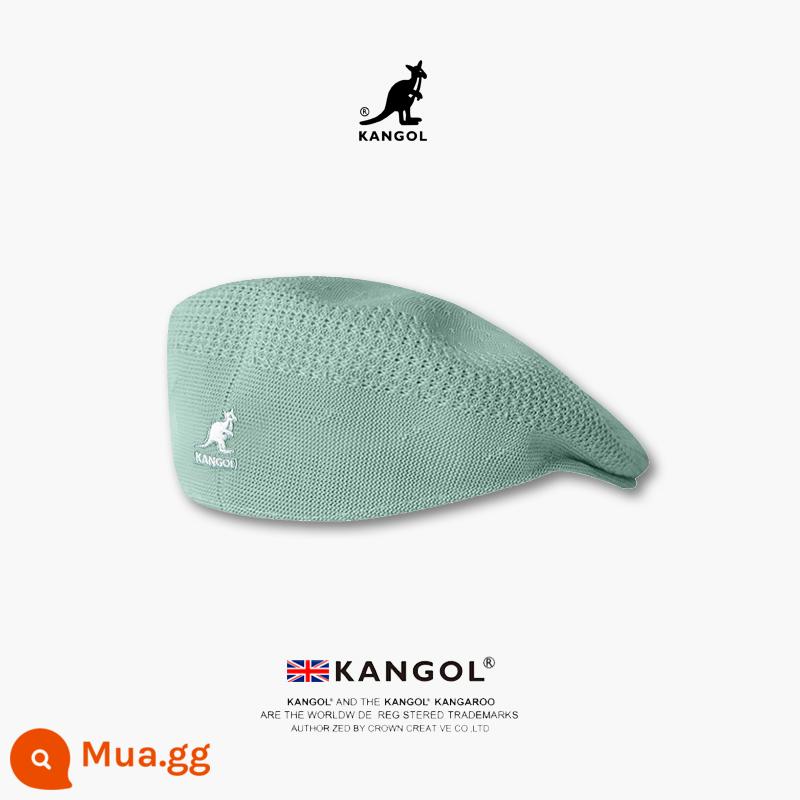 [Chính hãng chính thức] Mũ nồi kangaroo KANGOL Tropic 504 xu hướng thu đông nam nữ cùng kiểu mũ len - Xanh bạc hà [Lưới] Tóc thẳng điểm