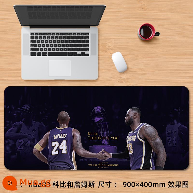 Kobe Bryant miếng lót chuột quá khổ nba trò chơi máy tính cạnh tranh điện máy tính để bàn bảo vệ cổ tay nam James bàn bóng rổ pad máy tính pad - nba83 Kobe và James