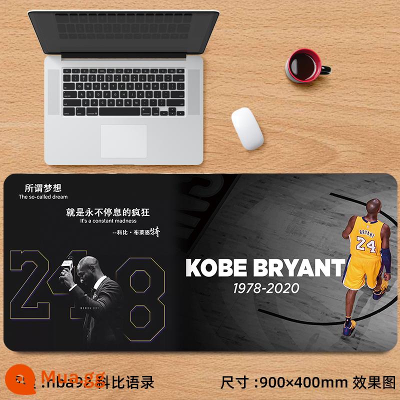 Kobe Bryant miếng lót chuột quá khổ nba trò chơi máy tính cạnh tranh điện máy tính để bàn bảo vệ cổ tay nam James bàn bóng rổ pad máy tính pad - nba92 kobe Bryant trích dẫn