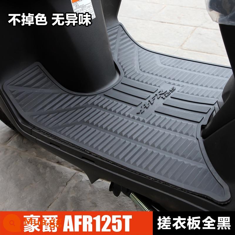 Haojue đầu máy xe lửa City Eagle AFR125 HJ125T-27 bàn đạp pad miếng đệm cao su foot pad sửa đổi phụ kiện - Tấm rửa AFR toàn màu đen