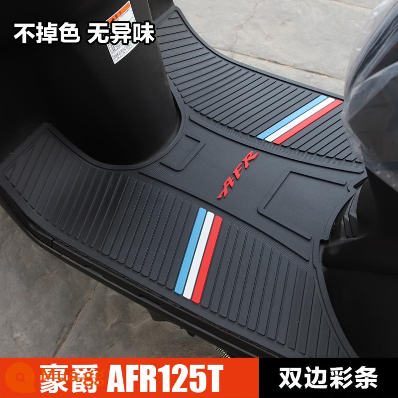 Haojue đầu máy xe lửa City Eagle AFR125 HJ125T-27 bàn đạp pad miếng đệm cao su foot pad sửa đổi phụ kiện - AFR—thanh màu song phương