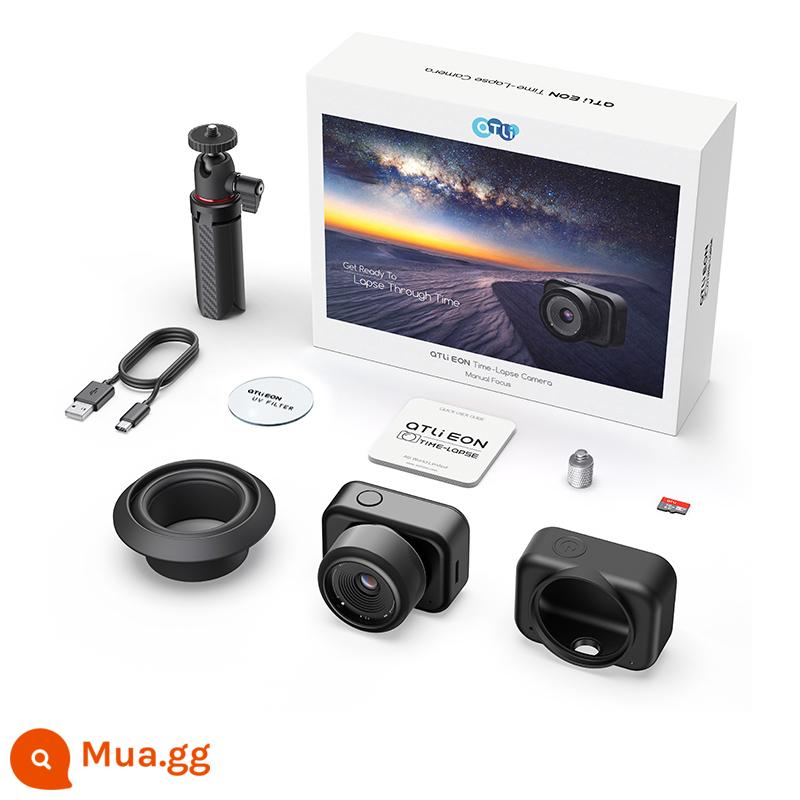 Atli eon ts phiên bản bìa cứng trì hoãn chụp ảnh vlog camera du lịch ngắn video thu hẹp thời gian - Đen [bao gồm bộ bảo vệ silicone, chân máy, thẻ nhớ]