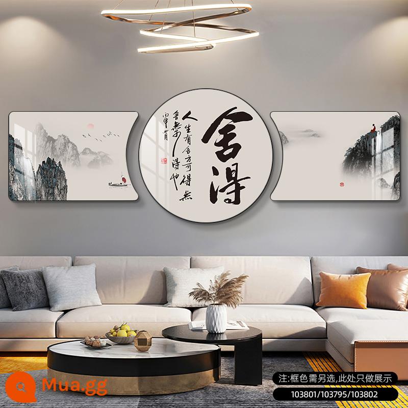 Sofa Nền Tranh Treo Tường Có Nghĩa Là Tốt Hiện Đại Đơn Giản Nhẹ Sang Trọng Triptych Mới Cao Cấp Khí Quyển Phòng Khách Tranh Trang Trí - Sẵn sàng