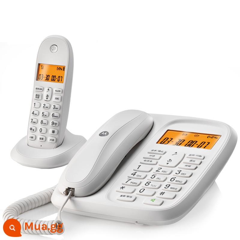 Điện thoại không dây Motorola CL101C chính chủ máy văn phòng điện thoại cố định cố định không dây gia đình một kéo một hai - trắng một chọi một