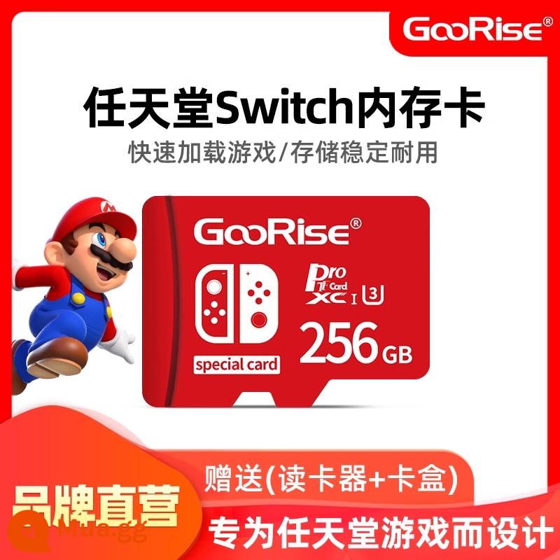 [Bán hàng trực tiếp chính thức] Thẻ Nintendo switchsd 512g thẻ nhớ máy chơi game 3ds tốc độ cao Thẻ nhớ chuyên dụng NS Host thẻ nhớ mở rộng cầm tay lite thẻ nhớ mở rộng thẻ nhớ mở rộng thẻ TF - [Bán hàng trực tiếp từ thương hiệu] Thẻ nhớ Nintendo switch [②⑤⑥G] (đi kèm đầu đọc thẻ + hộp đựng thẻ)