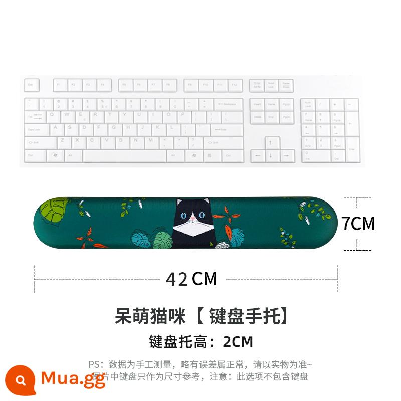 Không gian sáng tạo guitar tay trượt đệm chuột nối dây silicon bàn phím 3d 3d ba chiều anime con trai dày - Chú mèo dễ thương (phần còn lại của bàn phím)