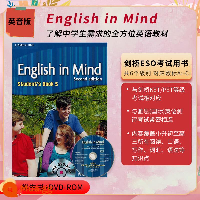 Giáo trình giảng dạy tiếng Anh gốc bản gốc Cambridge University Press nhập khẩu English English in mind star - Sách học sinh lớp 5