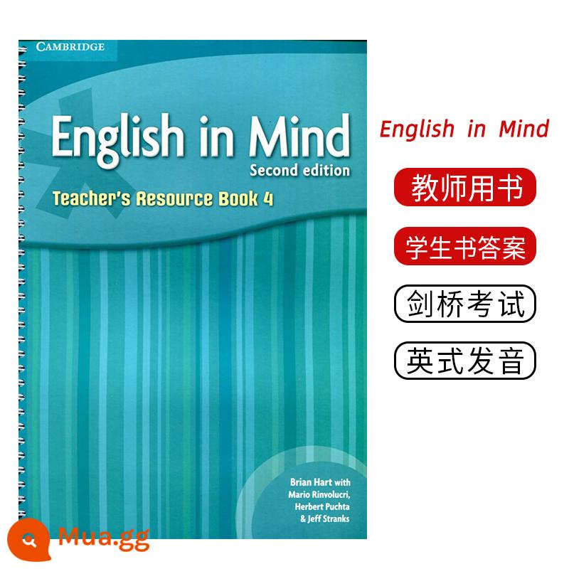 Giáo trình giảng dạy tiếng Anh gốc bản gốc Cambridge University Press nhập khẩu English English in mind star - Sách giáo viên cấp 4