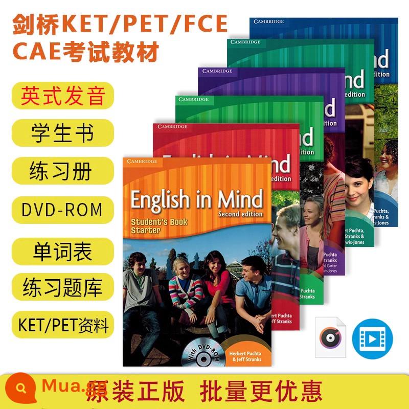 Giáo trình giảng dạy tiếng Anh gốc bản gốc Cambridge University Press nhập khẩu English English in mind star - Sách học sinh + sách bài tập phiên bản tiếng Anh (sơ cấp 5)