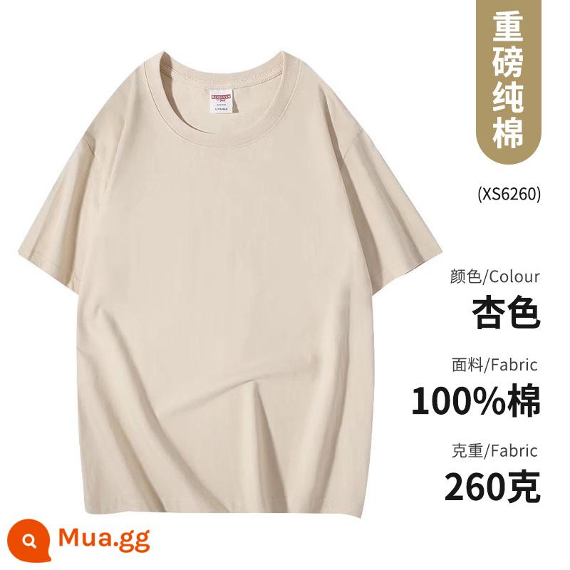 Quần áo công sở Áo thun cotton nguyên chất ngắn tay văn hóa áo sơ mi văn hóa trường trung học cơ sở đồng phục học sinh quần áo họp thể thao in logo - Loại C-Mơ