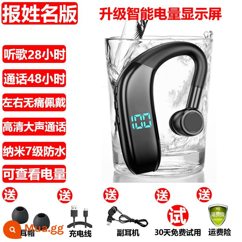 Tai nghe bluetooth không dây Eagleshang K9 tên telegram đến 2022 loại móc tai đơn và đôi mới thời gian chờ siêu dài - Tên người gọi + chỉ báo pin + thời gian đàm thoại 48 giờ + bảo hành 3 năm