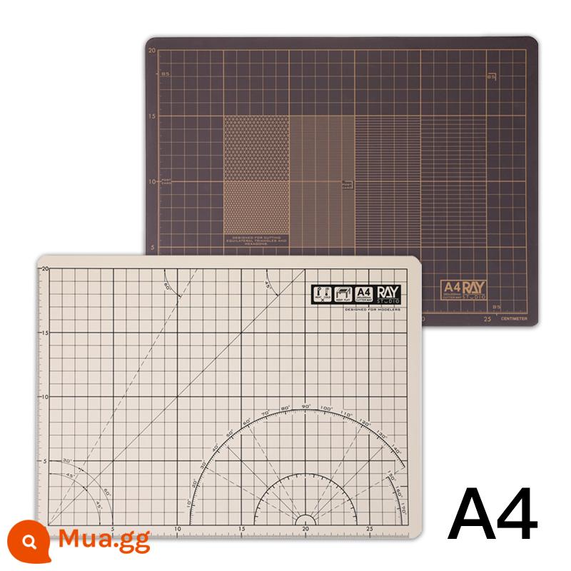 Mô hình của Ray World Cutting Pad White Core Handmade Desktop rập khuôn nghệ thuật Tác phẩm nghệ thuật Tailor Paper Pap - A4