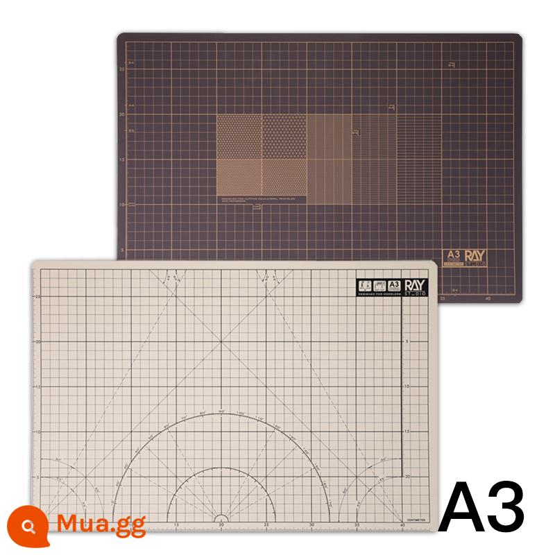 Mô hình của Ray World Cutting Pad White Core Handmade Desktop rập khuôn nghệ thuật Tác phẩm nghệ thuật Tailor Paper Pap - A3