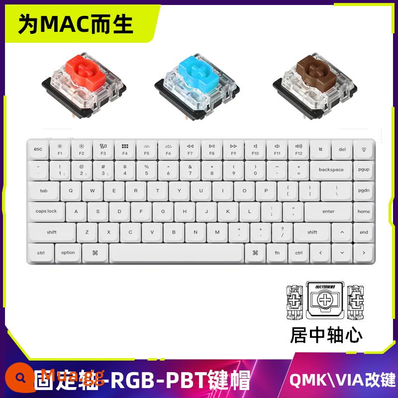 Bàn phím cơ siêu mỏng trục thấp Keychron K3Pro Bluetooth thích ứng không dây với văn phòng máy tính bảng Apple Mac Win - K3P-P [Phong cách cá tính] Keycap PBT trục cố định RGB