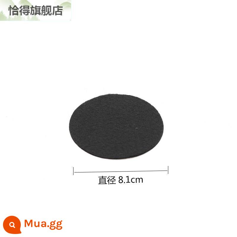 Nhang đốt chống cháy bông lò hương liệu lò trầm hương tấm lót trầm hương hộ gia đình nhỏ 5 miếng vòng đệm vuông vòng đường vòng nhang - Bông chống cháy tròn (đường kính 8,1cm)