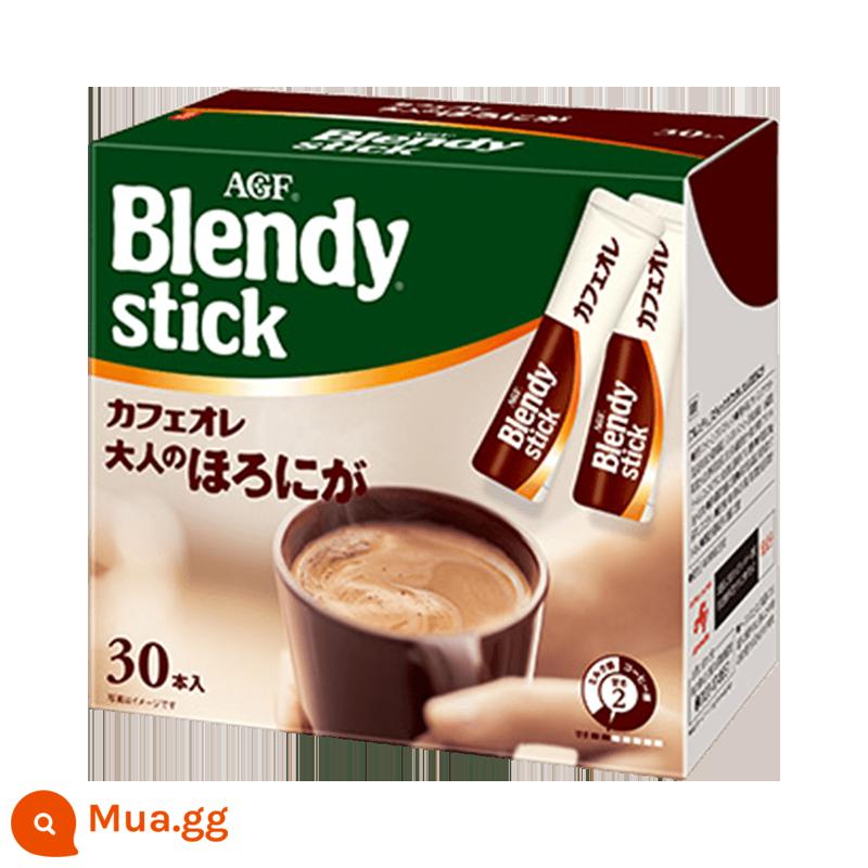 Nhật Bản AGF Coffee Speedy Blendy Latte Coffee Original Microlytic Sugar -Free Low Kakin Sinh viên làm mới - Ít ngọt hơn - ít đường hơn 30% - 30 thanh