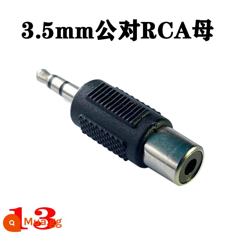 Miễn phí vận chuyển 6.5/3.5mm/RCA đầu hoa sen cách mạng rca hoa sen đôi nam nữ thành nữ cắm xả điện đàn piano âm thanh loa điện chuyển dây trộn hoa sen âm thanh AV1 điểm 2 điểm dòng - 13: 3,5 mm nam sang nữ RCA