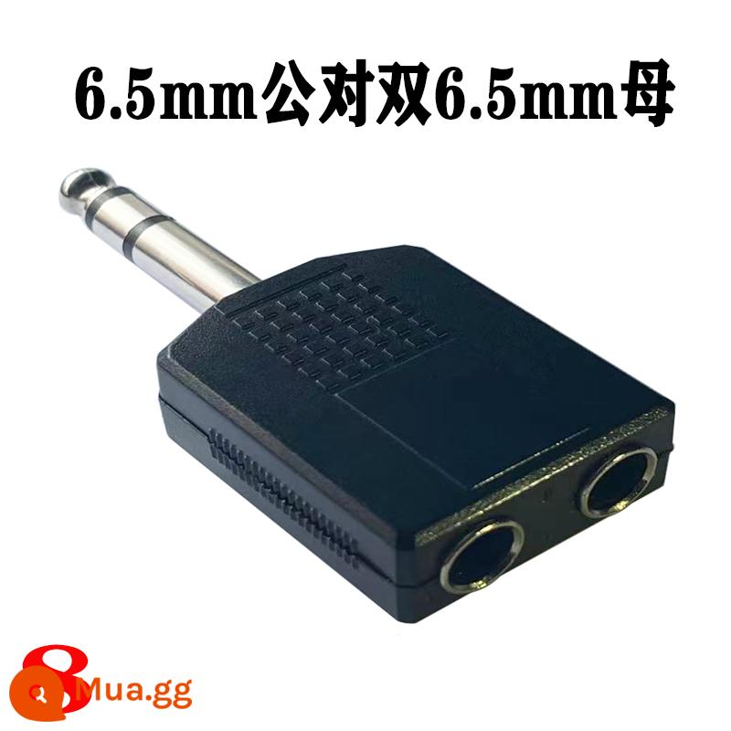 Miễn phí vận chuyển 6.5/3.5mm/RCA đầu hoa sen cách mạng rca hoa sen đôi nam nữ thành nữ cắm xả điện đàn piano âm thanh loa điện chuyển dây trộn hoa sen âm thanh AV1 điểm 2 điểm dòng - 8: 6,5mm nam đến gấp đôi 6,5mm nữ