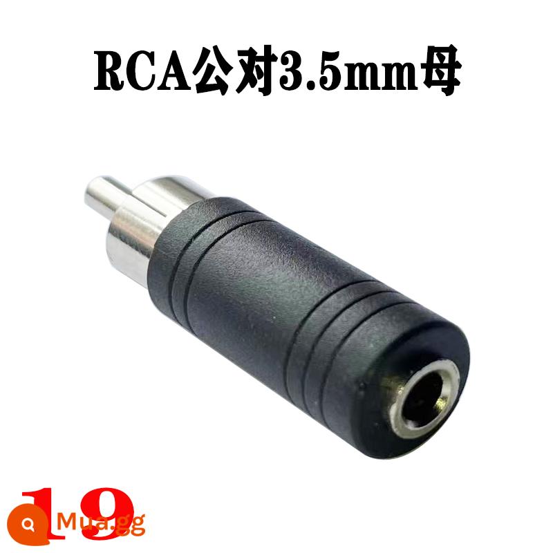 Miễn phí vận chuyển 6.5/3.5mm/RCA đầu hoa sen cách mạng rca hoa sen đôi nam nữ thành nữ cắm xả điện đàn piano âm thanh loa điện chuyển dây trộn hoa sen âm thanh AV1 điểm 2 điểm dòng - 19: RCA nam đến 3,5mm nữ