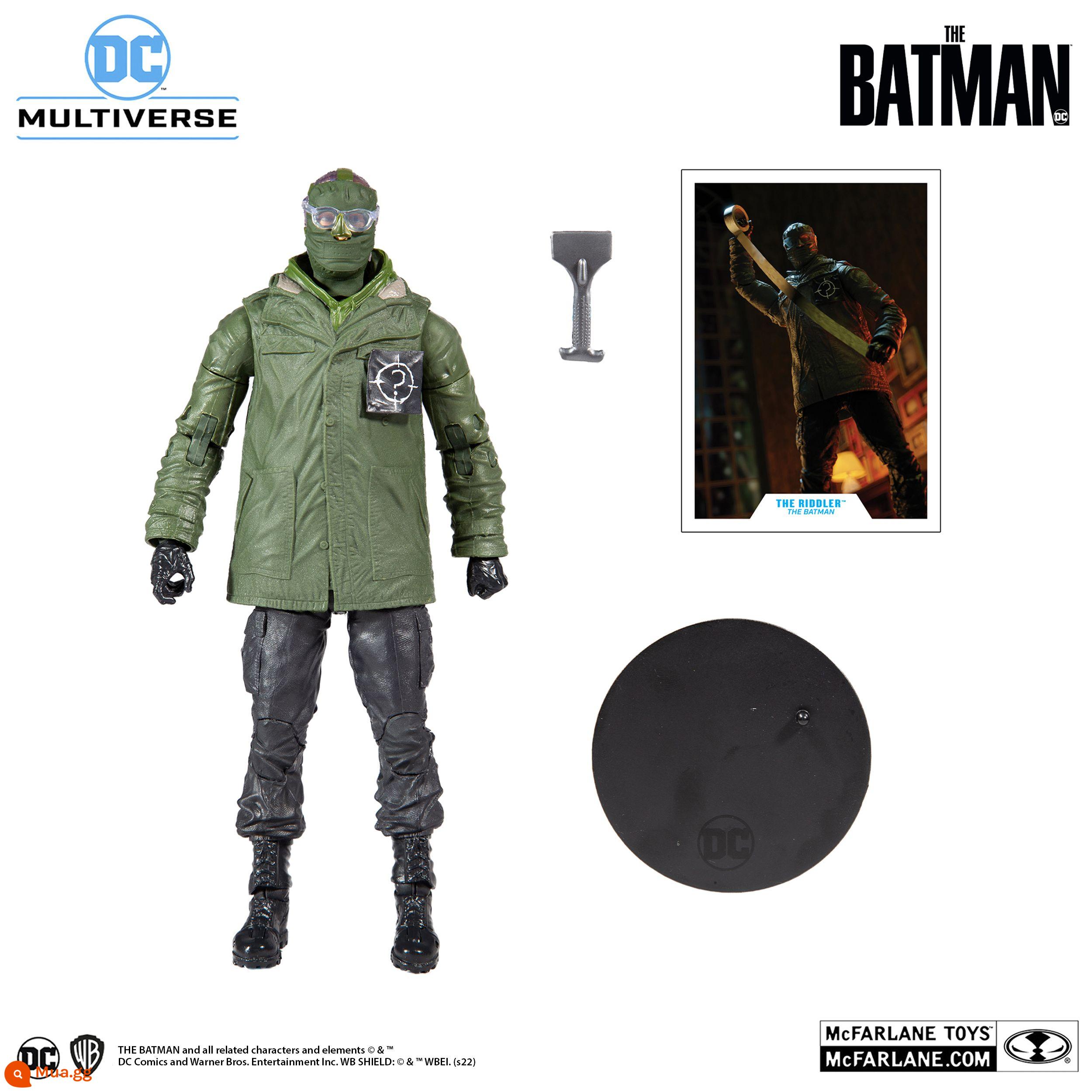 (Spot) McFarlane McFarlane DC mẫu ủy quyền chính hãng Batman 2022 Batman mới - câu đố