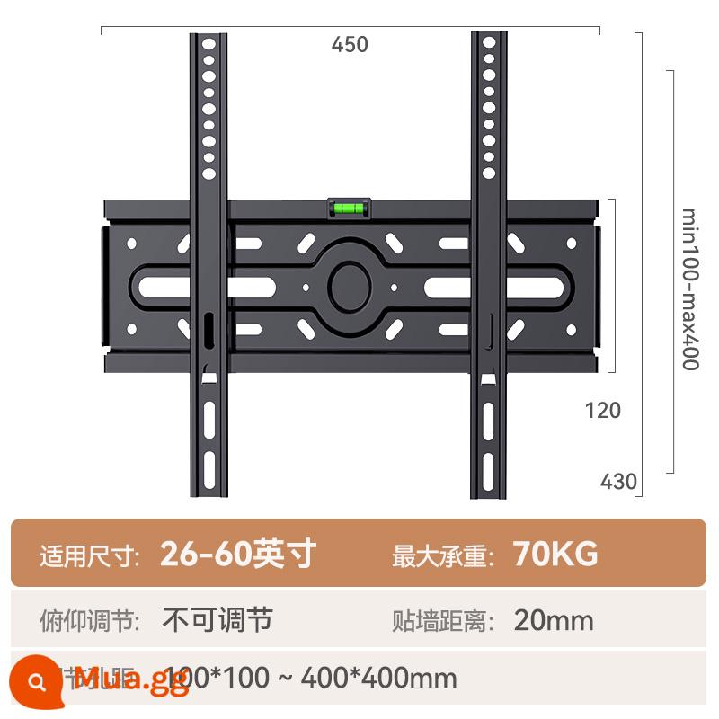 Giá treo TV đa năng Giá treo tường đa năng cho Xiaomi Hisense tcl Skyworth 55/65/75/85 inch - Loại A [26-60 inch] dày và cố định (tường siêu mỏng)