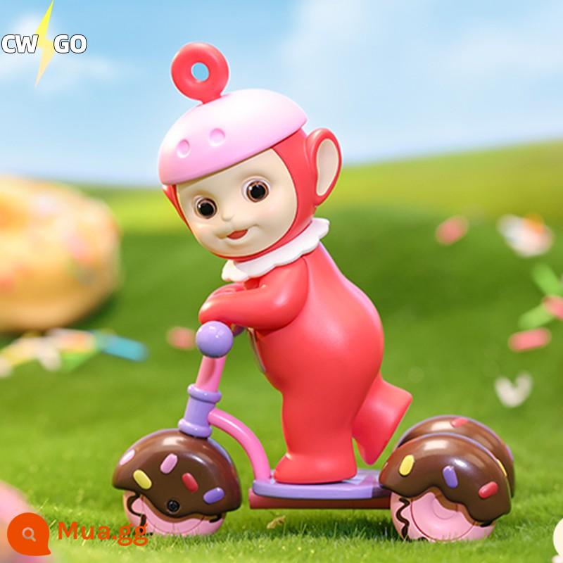 Sản phẩm mới POPMART Bubble Mart Teletubbies Series Dream Candy World Blind Box Model Gift Toy - Xác nhận mở hộp - kẹo donut (xe rất dễ gãy và bạn cần phải tự dán lên, hãy cẩn thận khi chụp ảnh)