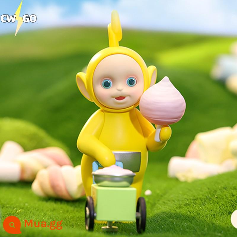 Sản phẩm mới POPMART Bubble Mart Teletubbies Series Dream Candy World Blind Box Model Gift Toy - Xác nhận mở hộp-Marshmallow