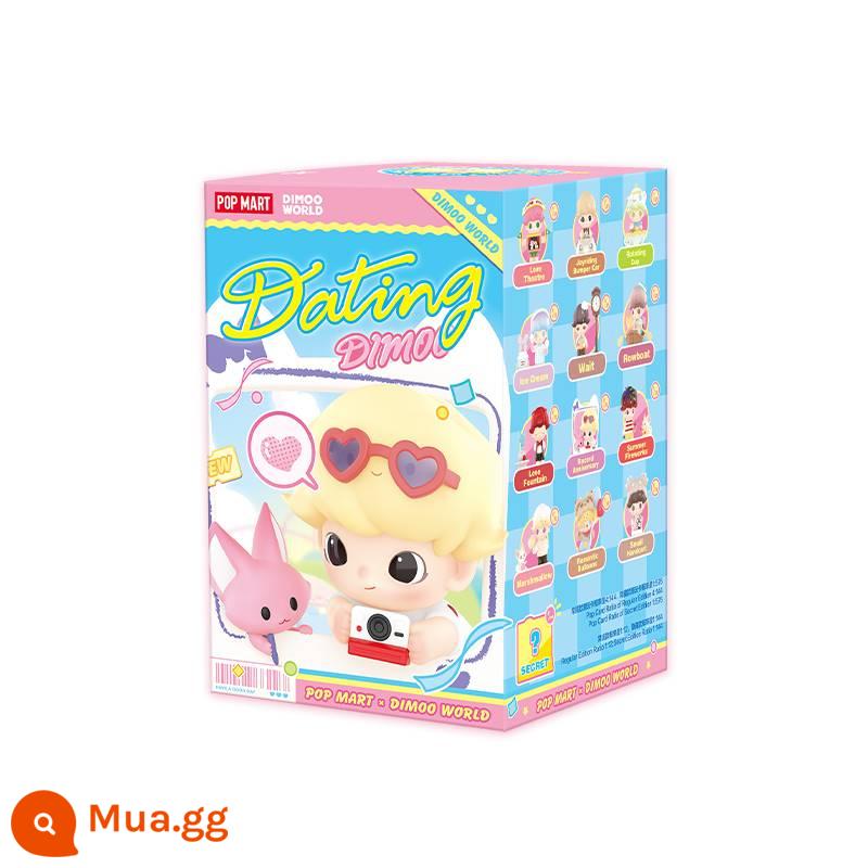 POPMART Bubble Mart DIMOO Ngày hẹn hò Series Blind Box Model Đồ chơi hợp thời trang Lễ tình nhân Quà tặng tỏ tình - 1 hộp mù được gửi ngẫu nhiên (mới)