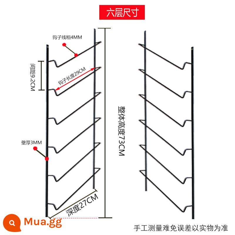 Bảng màu giá đỡ màn hình mẫu mẫu khối phần cứng tổng thể cửa tủ bảng điều khiển tấm đệm nhôm tủ quần áo tủ trưng bày mẫu thẻ màu cửa tủ mẫu - Giá bộ kệ bảng màu trái phải 6 tầng màu đen