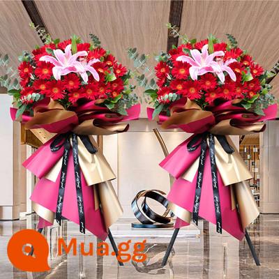 Lẵng hoa khai trương hoa Vô Tích Xishan Huishan Binhu Jiangyin Yixing Liangxi Xinwu shop hoa đồng thành phố giao hàng tận nơi - Kiểu 14 (giá 1 đôi)