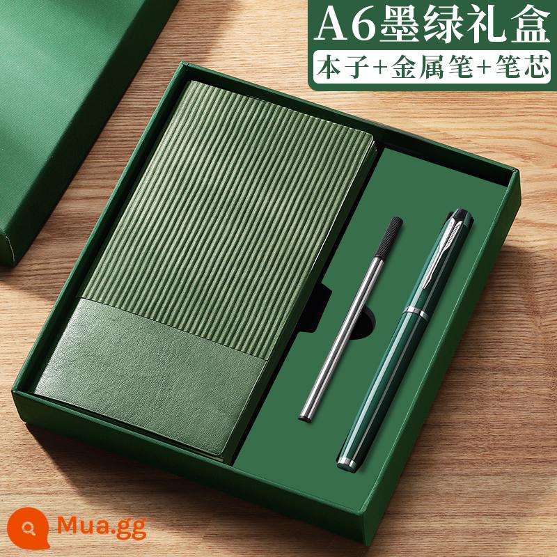 A6 máy tính xách tay cuốn sách nhỏ di động nhỏ mini xách tay bỏ túi văn phòng kinh doanh làm việc notepad cuốn sách nhỏ ghi nhớ cuộc họp cuốn sách tùy chỉnh có thể in logo - Bộ 3 tờ A6 xanh đậm (100 tờ) (bút ký + ruột bút)