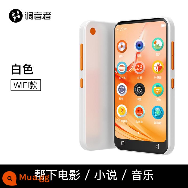 mp4wifi có thể truy cập Internet máy nghe nhạc mp5 mp7 toàn màn hình tiểu thuyết video đặc biệt mp3 bluetooth mp6 thẻ - Trắng [wifi + Bluetooth + màn hình màu HD]