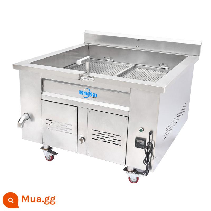 Nồi chiên chế biến thực phẩm khuấy hoàn toàn tự động Nồi chiên gas công suất lớn chiên heo dầu chiên luộc hầm nồi chiên thương mại - Mẫu bán chạy nhất 1 mét * 1 mét