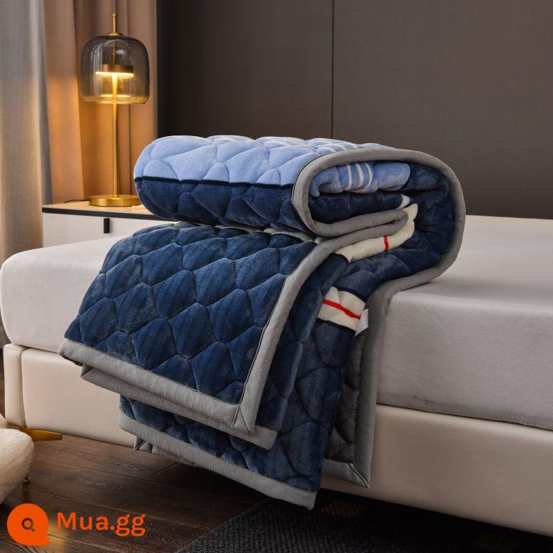 Mùa đông sữa nhung đệm lót dày ấm flannel đệm nhung san hô ký túc xá giường đơn chăn - hiện đại