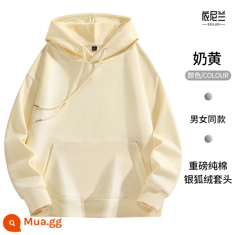 Áo tùy chỉnh làm việc đồng phục in logo tùy chỉnh tự làm quần áo lớp đoàn tụ áo thun hoodie áo khoác - J-sữa trứng