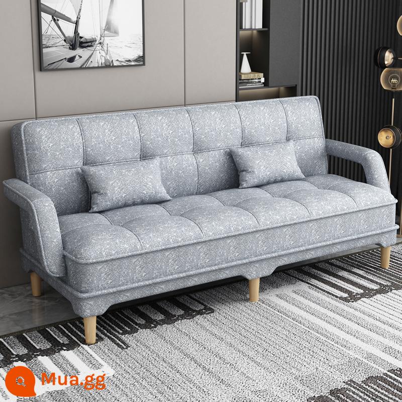 Gấp 2 Sofa Giường Căn Hộ Nhỏ Phòng Khách Đôi 3 Người Đa Năng Có Thể Giặt Vải Cao Su Lười Sofa Giường - Hoa văn sâu (dập nổi)