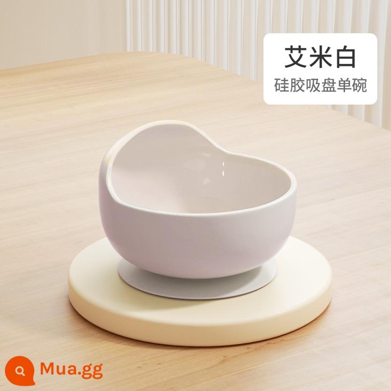 Bowl trẻ em Bowl đặc biệt không có thức ăn - [Vành bát mở rộng, thiết kế chống tràn] Amy White