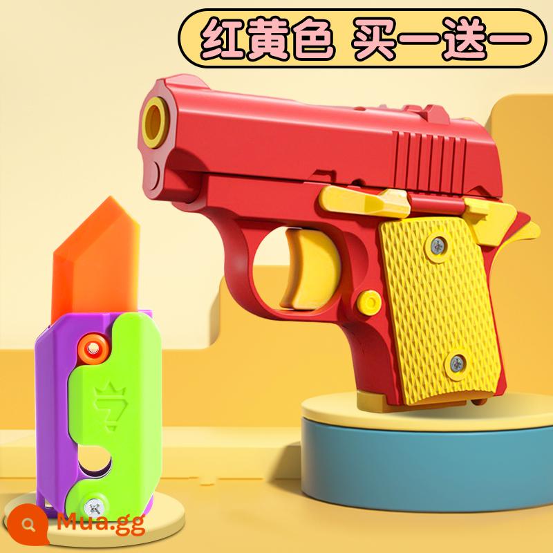 1911 Cub 3D In Hình Súng Ngắn Trọng Lực Cà Rốt Súng Blowback Mini Cà Rốt Dao Chính Hãng Giải Nén Đồ Chơi - Iron Man 1911 Cub Carrot Gun + Buzz Lightyear Carrot Knife ♥ [Chính hãng, không gây nhiễu]