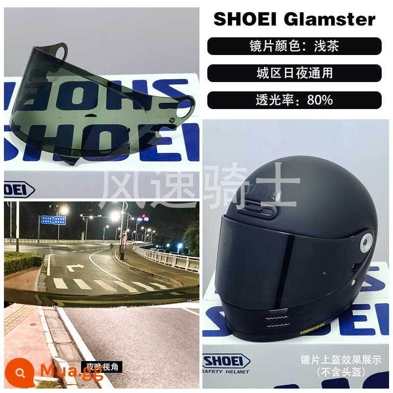 Ống kính SHOEI Z8 Z7 X14 X15 GT AIR Kính mũ bảo hiểm Glamster ngày và đêm cực quang đen chống sương mù - ngọc lục bảo