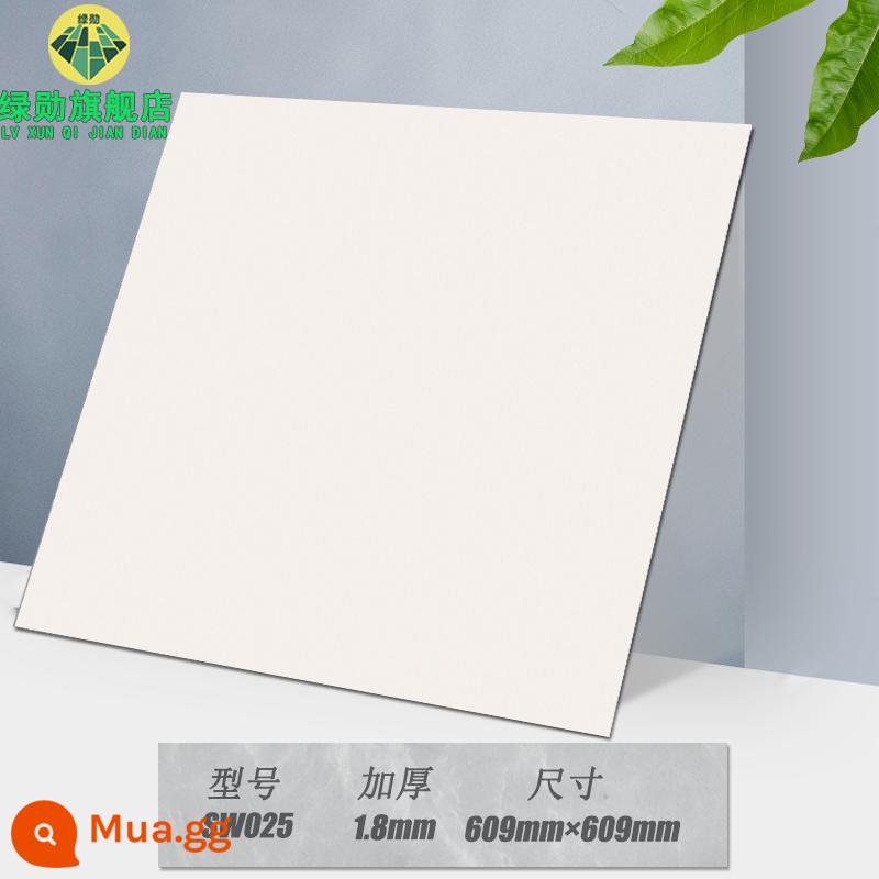 Miếng dán sàn 60×60 tự dính đá nhựa chống xi măng dán sàn ins lưới đỏ cải tạo gạch giả nhựa PVC chịu mài mòn - [size 609] Mẫu đá sw025/Độ dày 1.8㎜