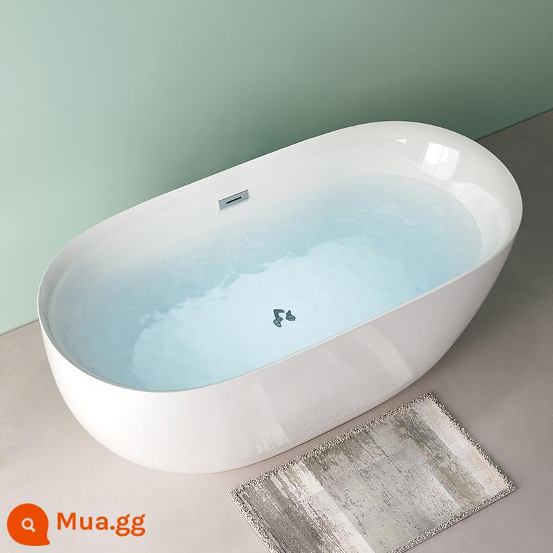 Áp lực -được kiểm tra nhà nhỏ Căn hộ Bathtub Nhiệt độ không đổi bồn tắm cạnh độc lập Di chuyển liền mạch Tích hợp Bathtub - Cấu hình xi lanh rỗng