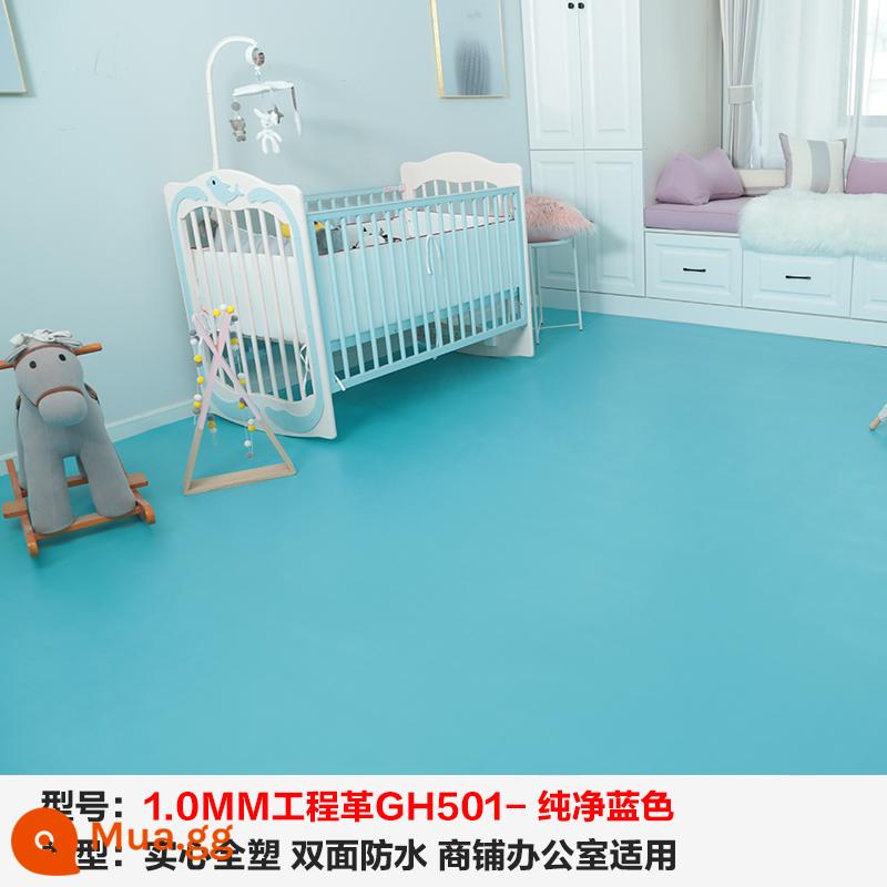 Keo dán sàn mẫu giáo dày chống mài mòn chống thấm sàn dán sàn nhựa PVC dán phòng trẻ em hoạt hình sàn da - 1.0mm/Da kỹ thuật GH501 (10 ô vuông mỗi miếng)