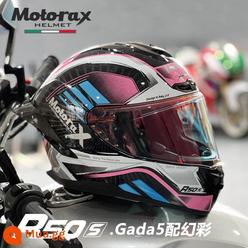 MOTORAX Morex R50S Một Mảnh Mũ Bảo Hiểm Xe Máy Mũ Bảo Hiểm Full Dành Cho Nam Và Nữ Đuôi To Anderson Mèo Đồng Thương Hiệu - R50S GadaMC5