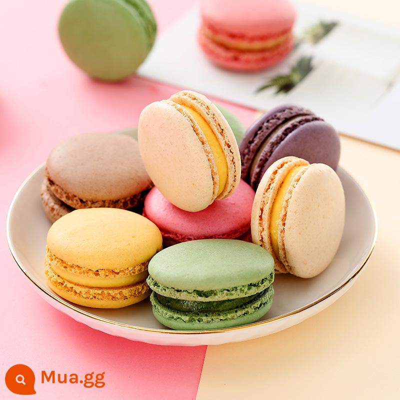 Pháp Macaron Món Tráng Miệng 6 Cái Tây Handmade Bánh Nhỏ Ăn Thường Ngày Đồ Ăn Nhẹ Cho Bạn Gái Quà Tặng Sinh Nhật - Hộp quà 6 món [gói hỗn hợp 6 màu]