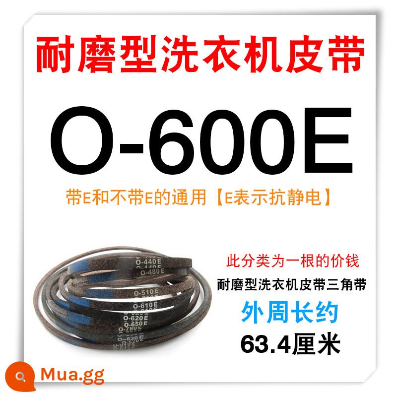 Đai máy giặt hoàn toàn tự động Đa năng máy giặt xung Đai truyền động đai chữ O Phụ kiện đai vận chuyển đai chữ V - O-600