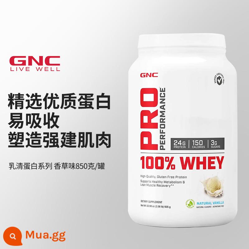 GNC Jiananxi 100% bột whey protein cô lập tăng cơ thể dục nam nữ bột protein tăng cân nhập khẩu từ Mỹ - Bột whey protein 850g-thời gian có hiệu lực từ 8-23/12