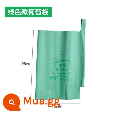 Toàn bộ bột gỗ màu trắng đóng bao nho túi nho túi trái cây nho chống thấm nước chống côn trùng vành đai chống chim dây lỗ khí - Túi nho xanh 28*36 cm (100 cái)