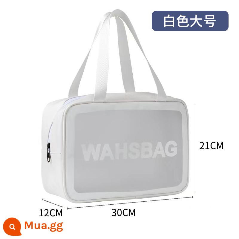 Hoạt hình lớn túi chống nước điện thoại di động túi chống nước điện thoại di động tay áo túi thắt lưng túi đeo vai dung lượng lớn trôi túi lưu trữ chống thấm nước - Trắng] Tách ướt và khô 丨 Lưu trữ nhiều vật dụng nhỏ hơn