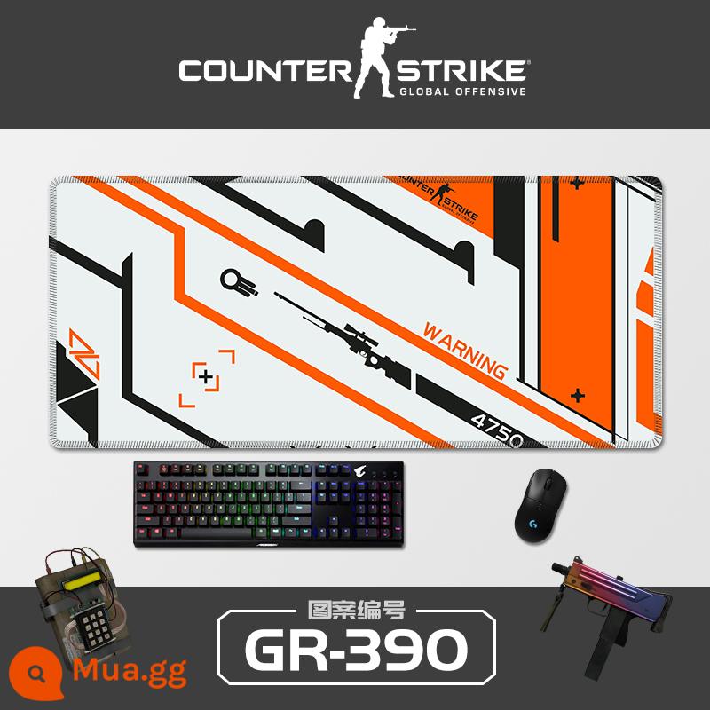 Sê-ri CSGO tấm lót chuột sáng tạo quá khổ Cậu bé Ersimov thi đấu điện dày đặc bảng trò chơi pad khóa cạnh bàn phím máy tính Nhật Bản đệm bảo vệ cổ tay sinh viên bảo vệ cổ tay chống trượt miếng đệm nhỏ hình vuông của phụ nữ có thể được tùy chỉnh - GR-390 [Kéo khóa chính xác]